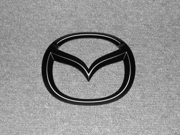 ●CX-5(MC前)/Mエンブレム(マットブラック)フロント用1