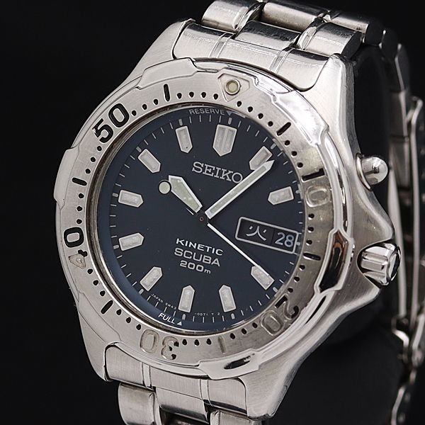 セイコー キネティック Yahoo!オークション - SEIKO 5M43-0C30 