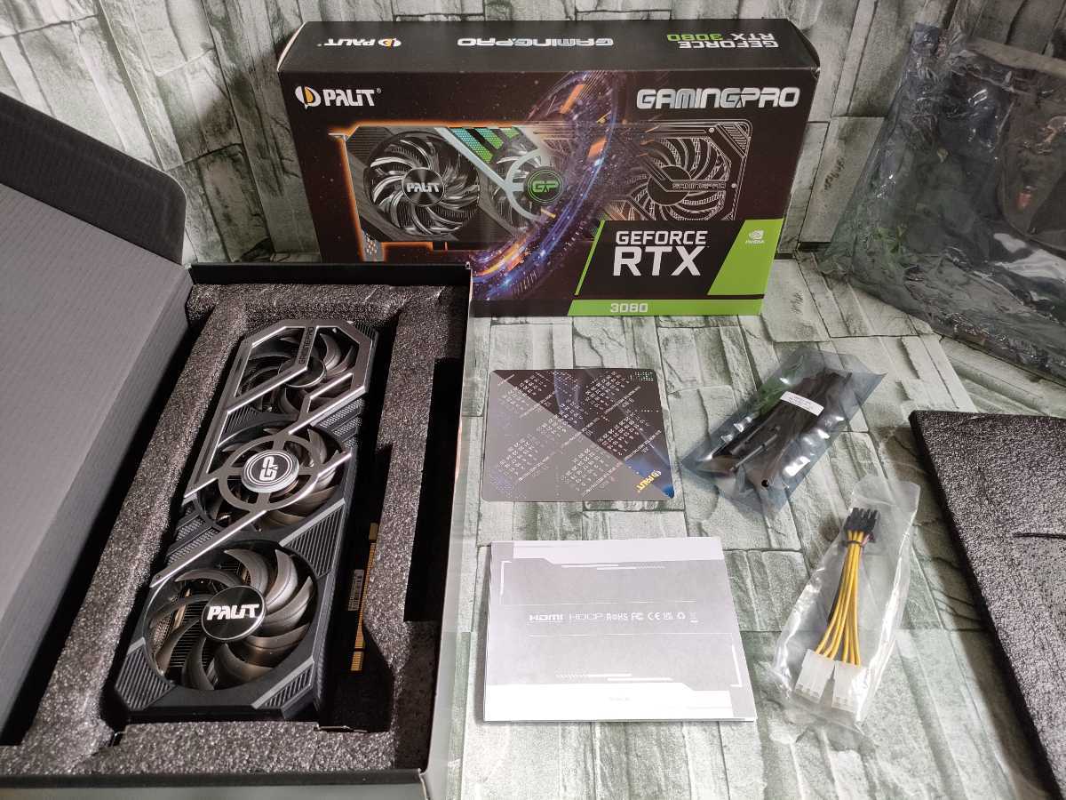 NVIDIA Palit GeForce RTX3080 12GB GAMING PRO グラフィックボード