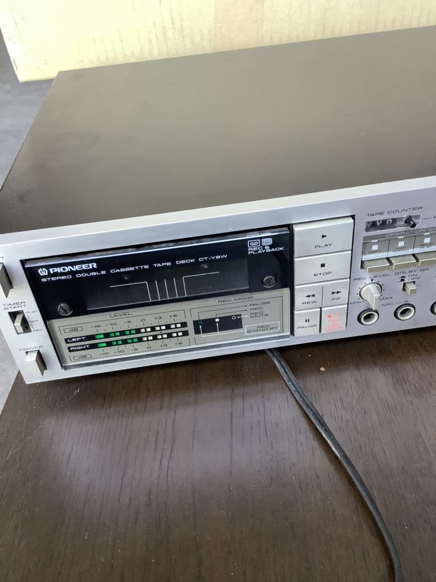 Yahoo!オークション - 80s PIONEER ダブル・カセットデッキ CT-Y8W 整