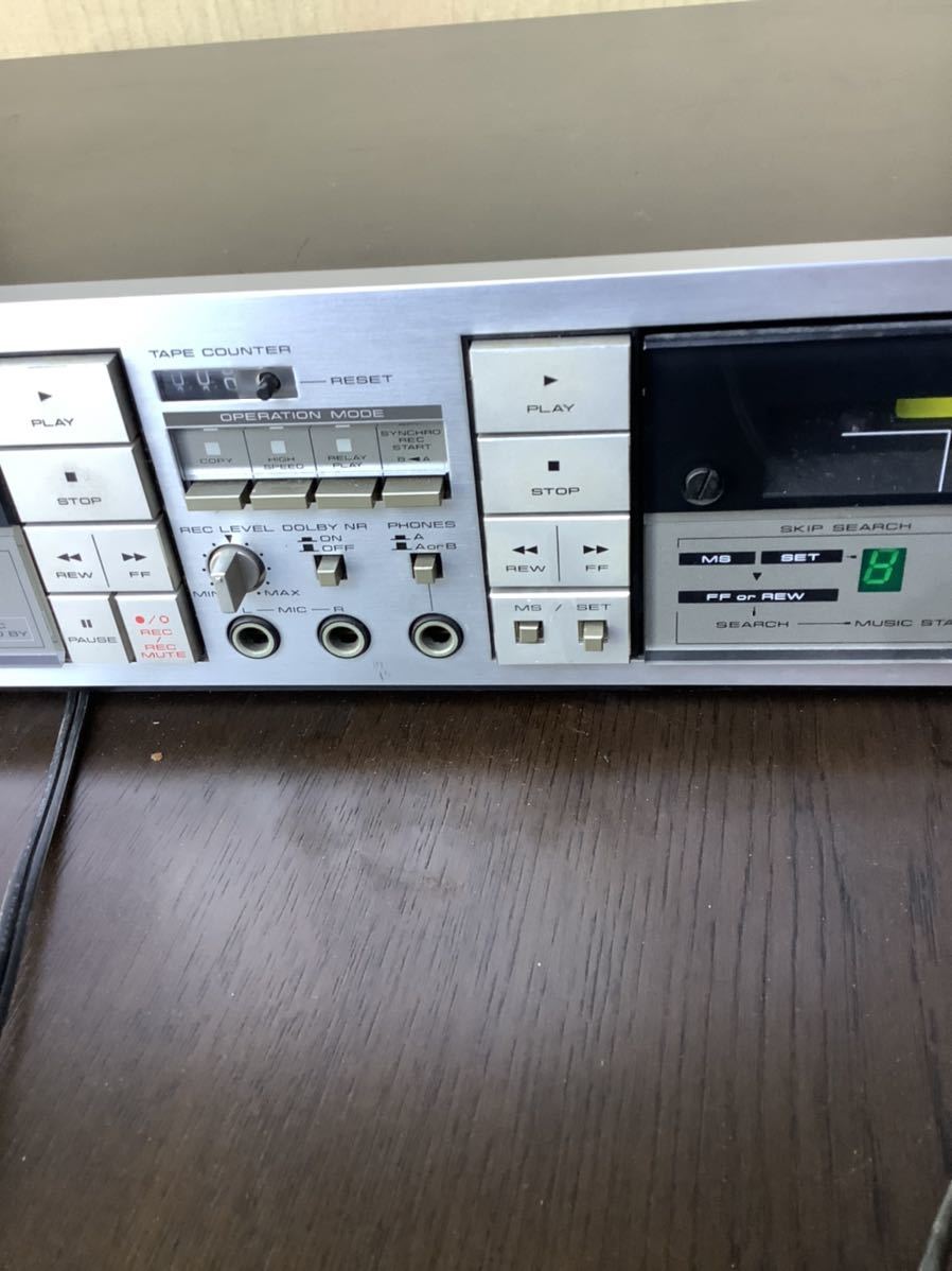 Yahoo!オークション - 80s PIONEER ダブル・カセットデッキ CT-Y8W 整