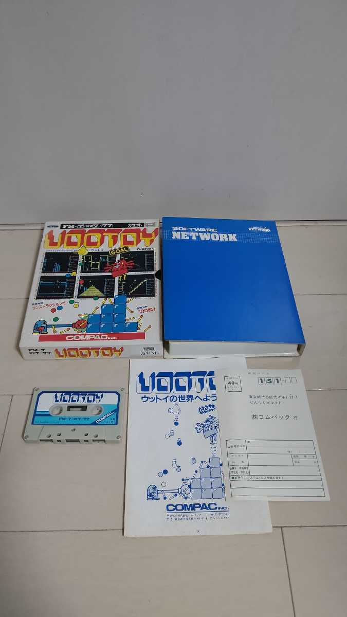 超激得，新作 FM-7 77 NEW7 用 ソフト カセット UOOTOY ウットイ 未確認 現状お渡し ジャンク 送料520円より(パソコン)｜売買されたオークション情報、yahooの商品情報をアーカイブ公開 - オークファン その他