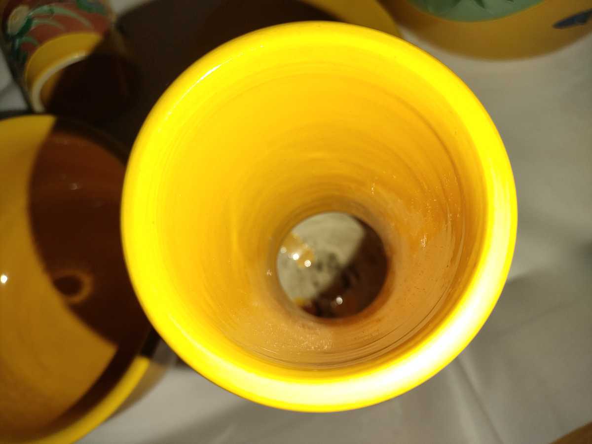 黄交趾 茶道具 平安 皆具(茶道具)｜売買されたオークション情報 皆具