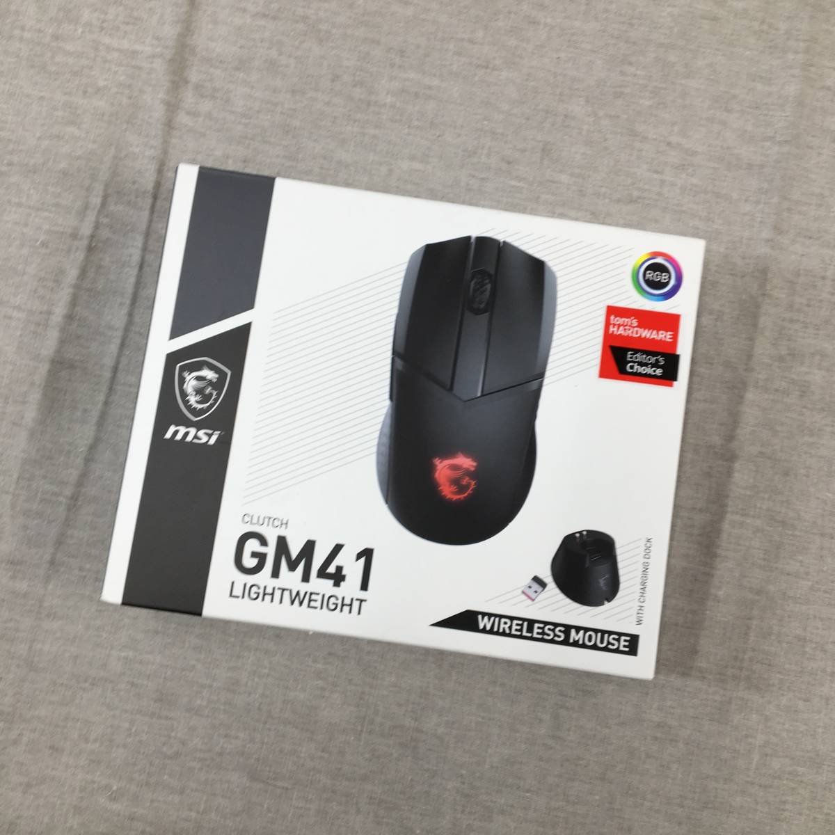 驚きの破格値，限定SALE 現状品 MSI CLUTCH GM41 LIGHTWEIGHT WIRELESS ゲーミングマウス 軽量 高精度センサー搭載 MS496 ブラック(その他)｜売買されたオークション情報、yahooの商品情報をアーカイブ公開 - オークファン その他