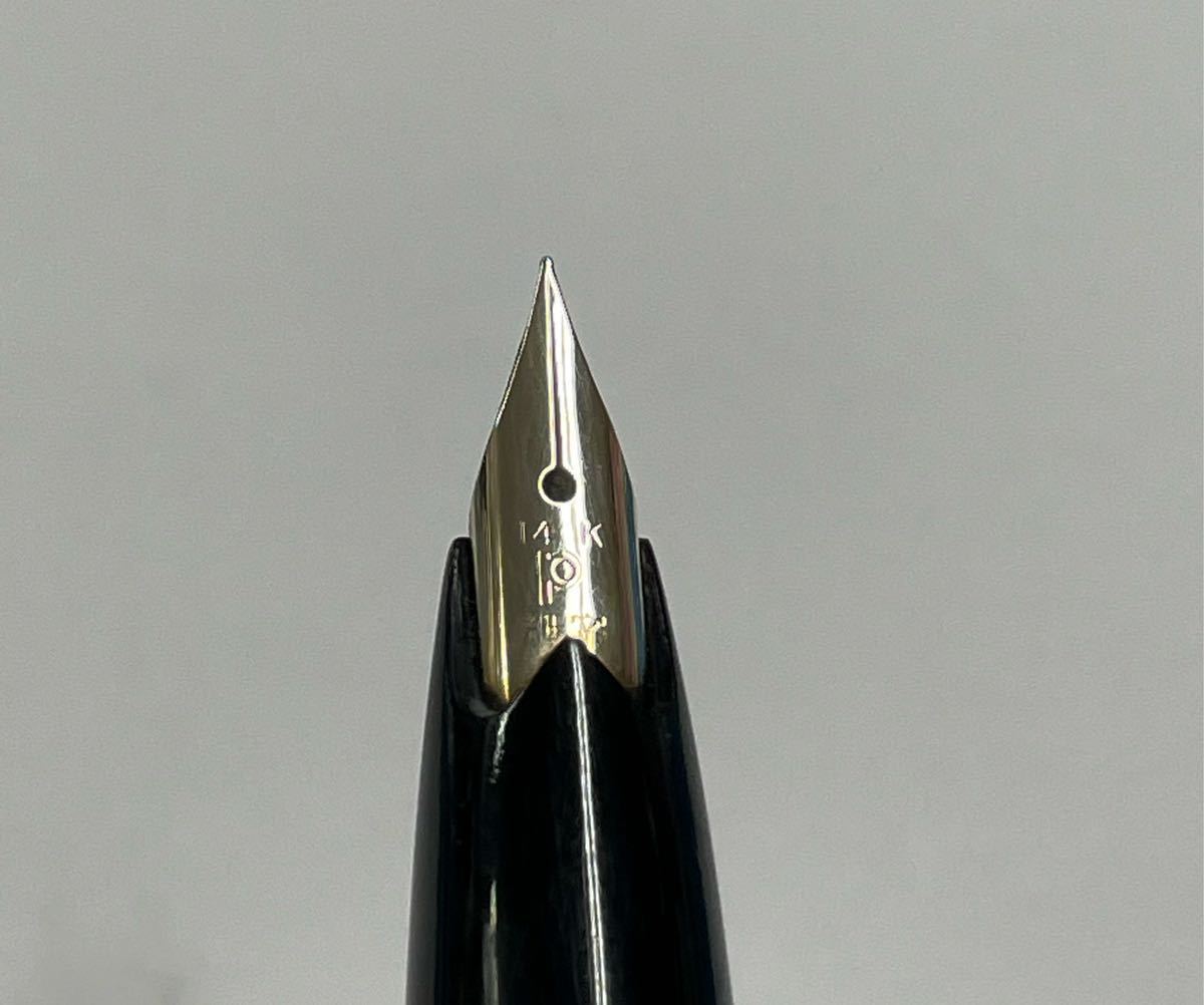 昭和レトロ14K-PLATINUM950SILVER-G.P万年筆ペン先14K刻印-PLATINUM