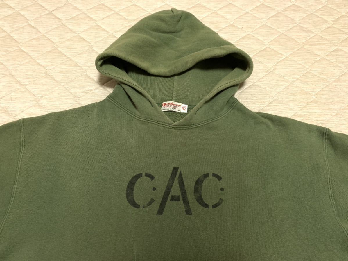 WAREHOUSE ステンシル プリント スウェット パーカー 42 / ウエア