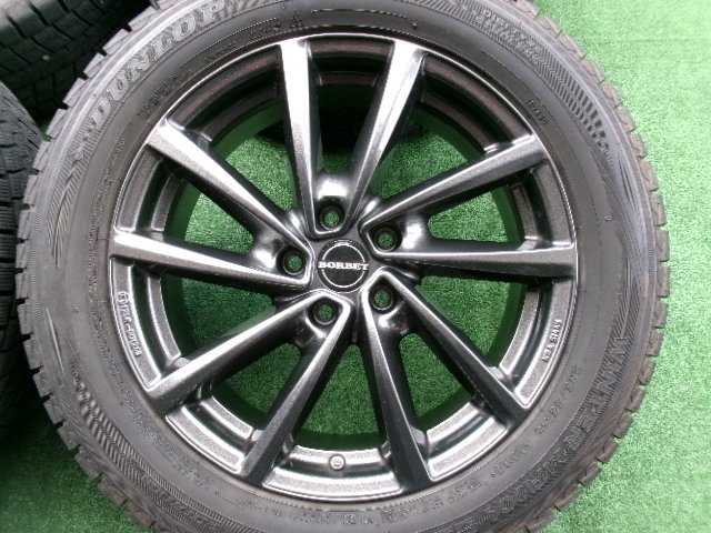 溝有り 美品 Audi アウディ Q3 装着に! BORBET V ホイール 