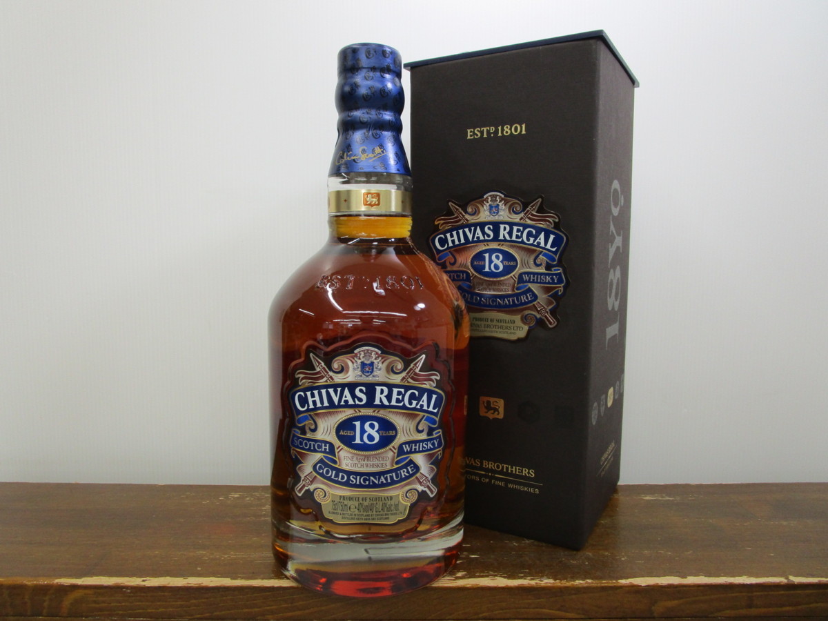 シーバスリーガル 18年 ゴールドシグネチャー 750ml 40% CHIVAS REGAL