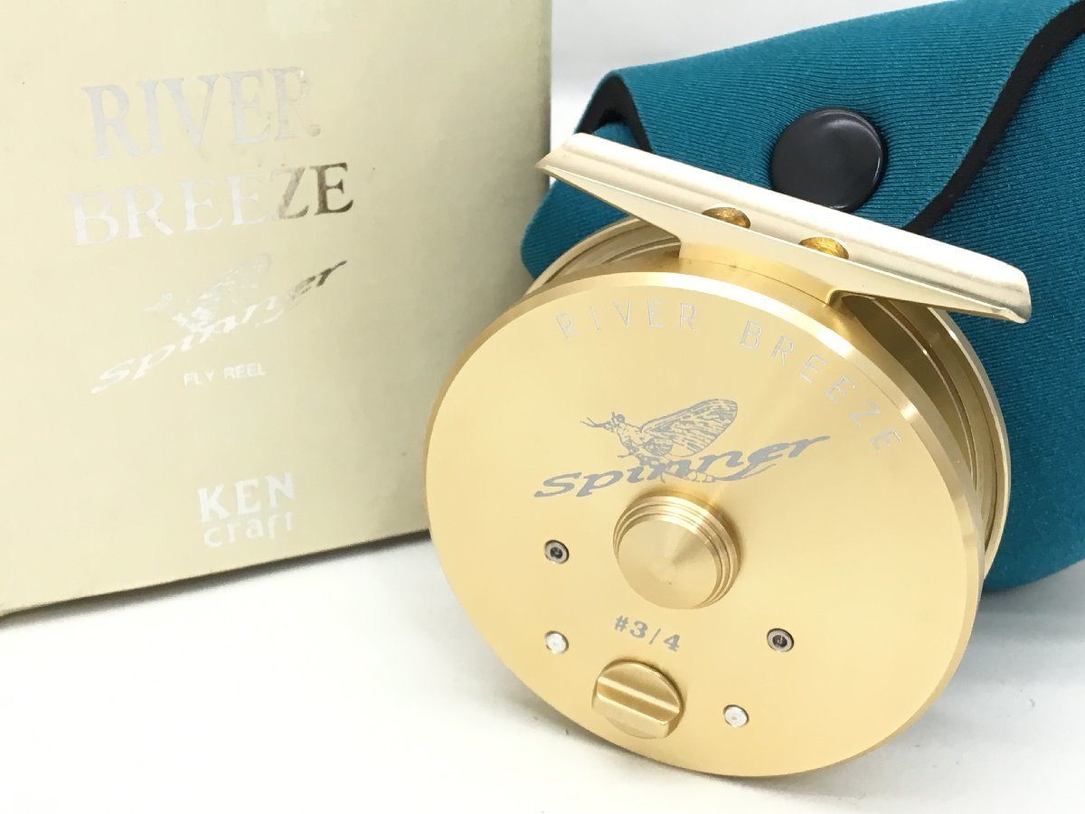 【美品】ケンクラフト フライリール #3/4 ケンクラフト RIVER BREEZE #3/4 フライリール 釣り具 中古【sw1007275