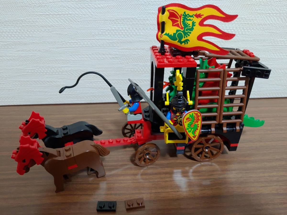 【2026，新作登場】 レゴ LEGO ドラゴンカート 6056 お城シリーズ 説明書付 ドラゴン 馬 兵士 ミニフィグ(お城シリーズ)｜売買されたオークション情報、yahooの商品情報をアーカイブ公開 - オークファン お城シリーズ