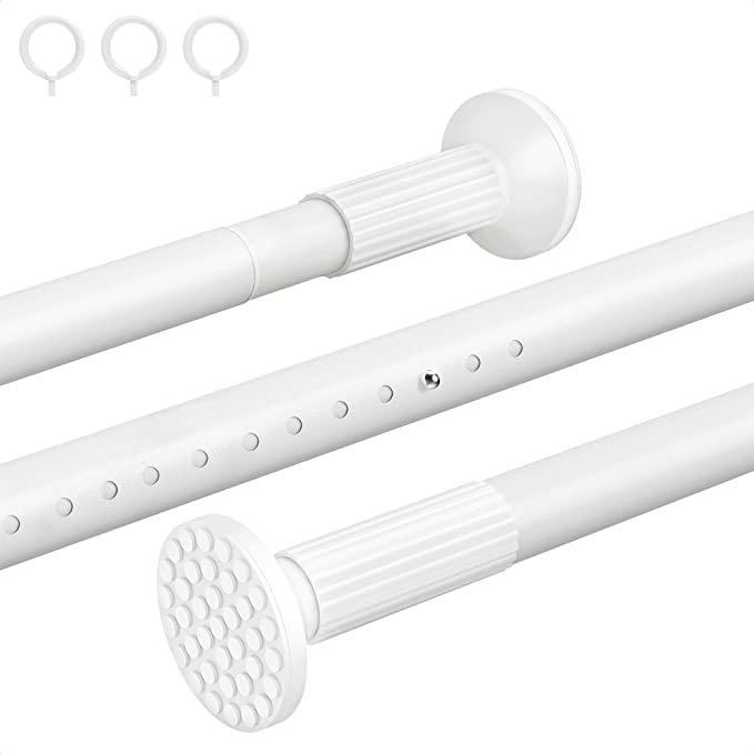ラスト1本【パイプ直径32mm 幅130~380cm】つっぱり棒 強力 突っ張り棒 長い カーテンレール 部屋干し 洗濯物干し 伸縮棒 物干し竿 ホワイト_1