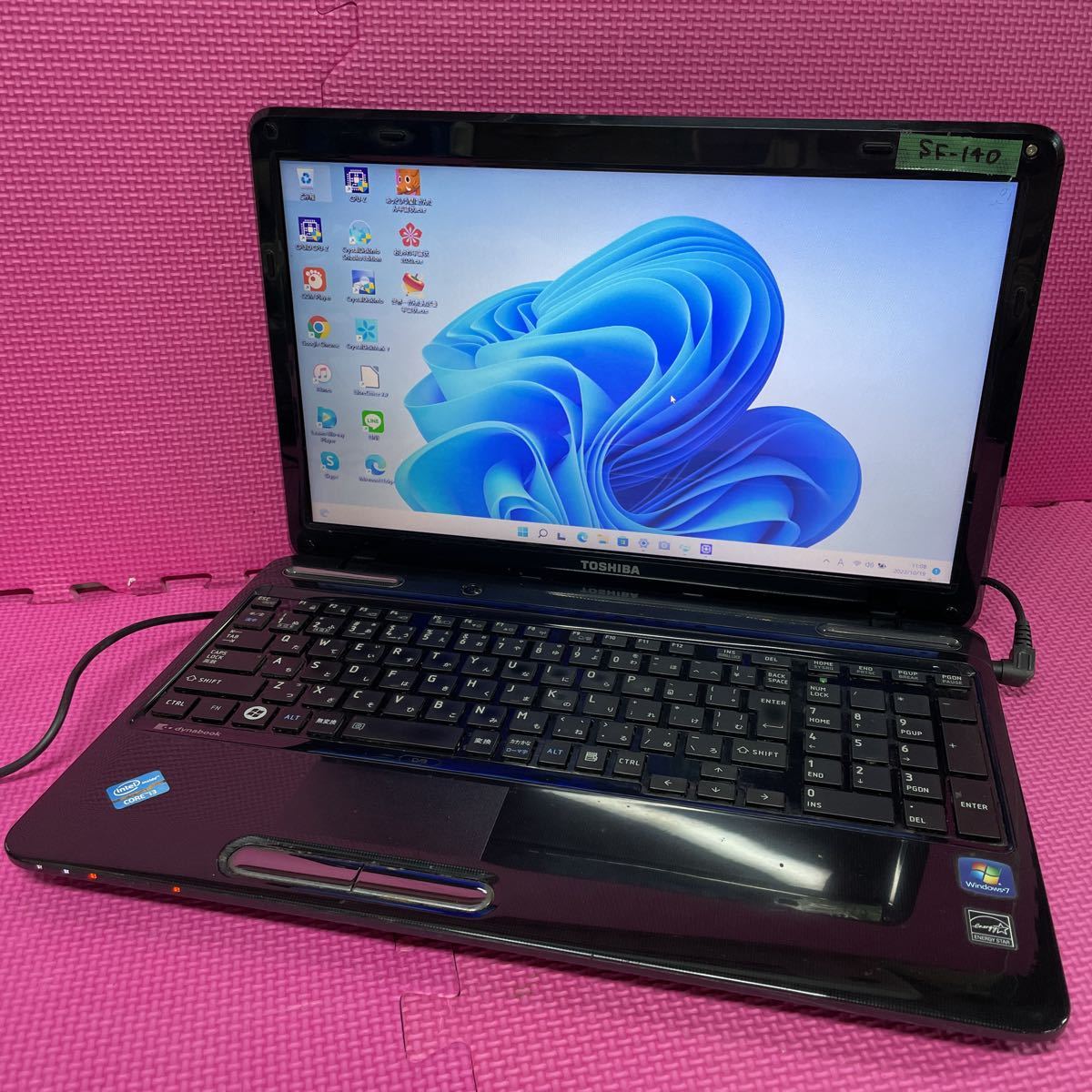 値下げ SF-140 ノートPC TOSHIBA dynabook T351/35EB core i3 メモリ4GB HDD320GB　Windows11搭載　Windows10に変更可　激安