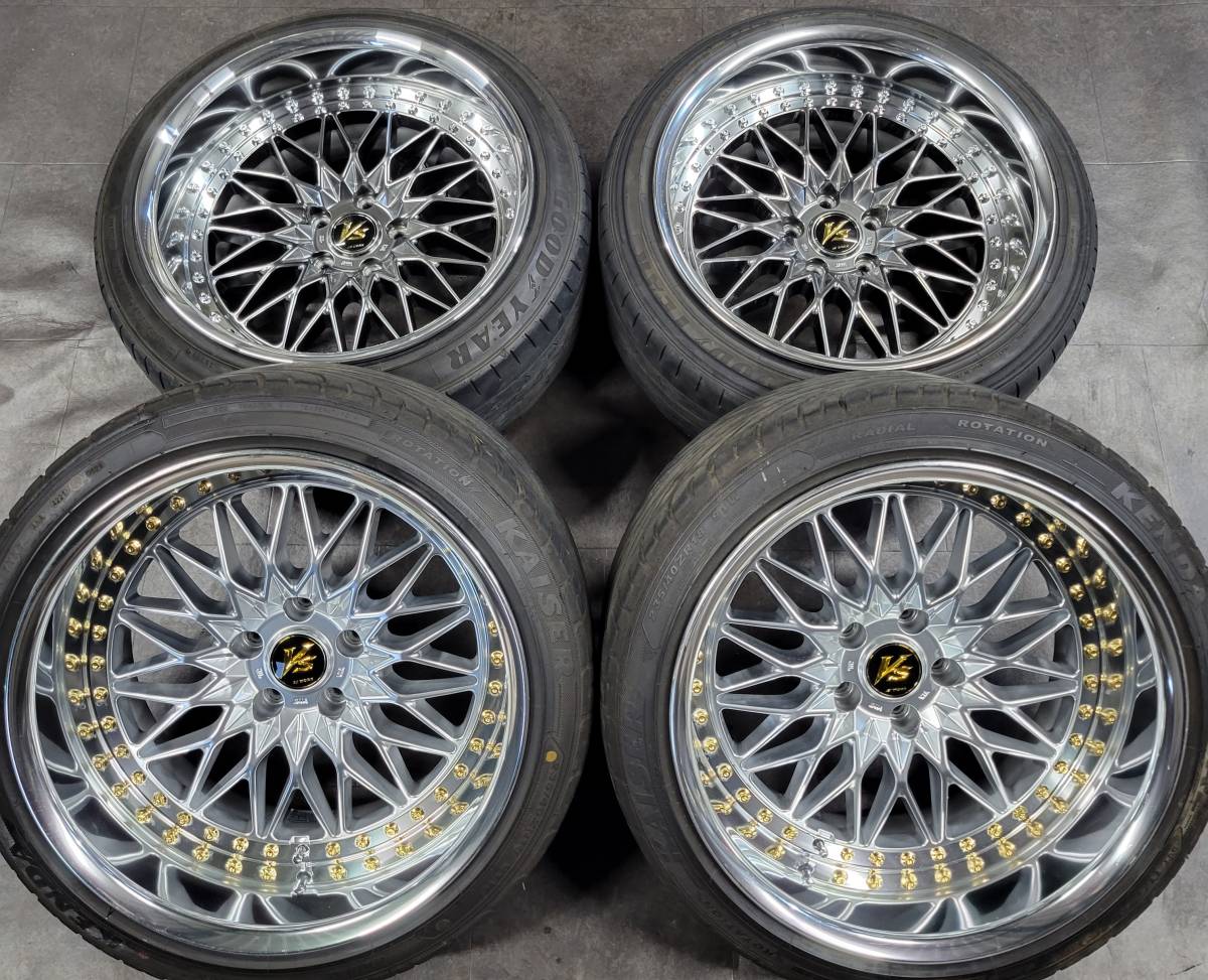 WORK VS-XV 深リム/マイナスオフセット ヴェルファイア/クラウン