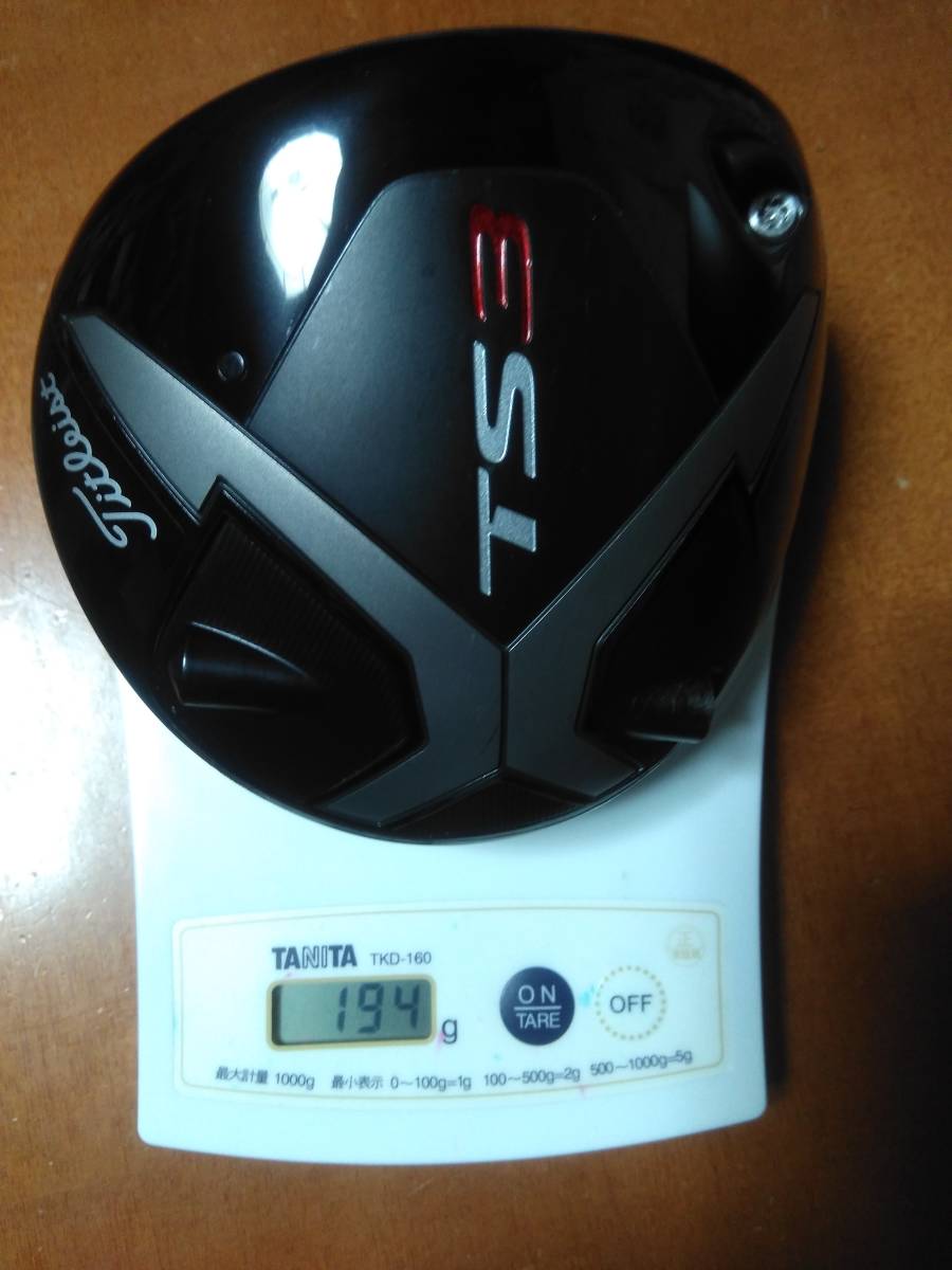 タイトリスト TS3 ドライバー V ロフト9.5° ヘッドカバー付属