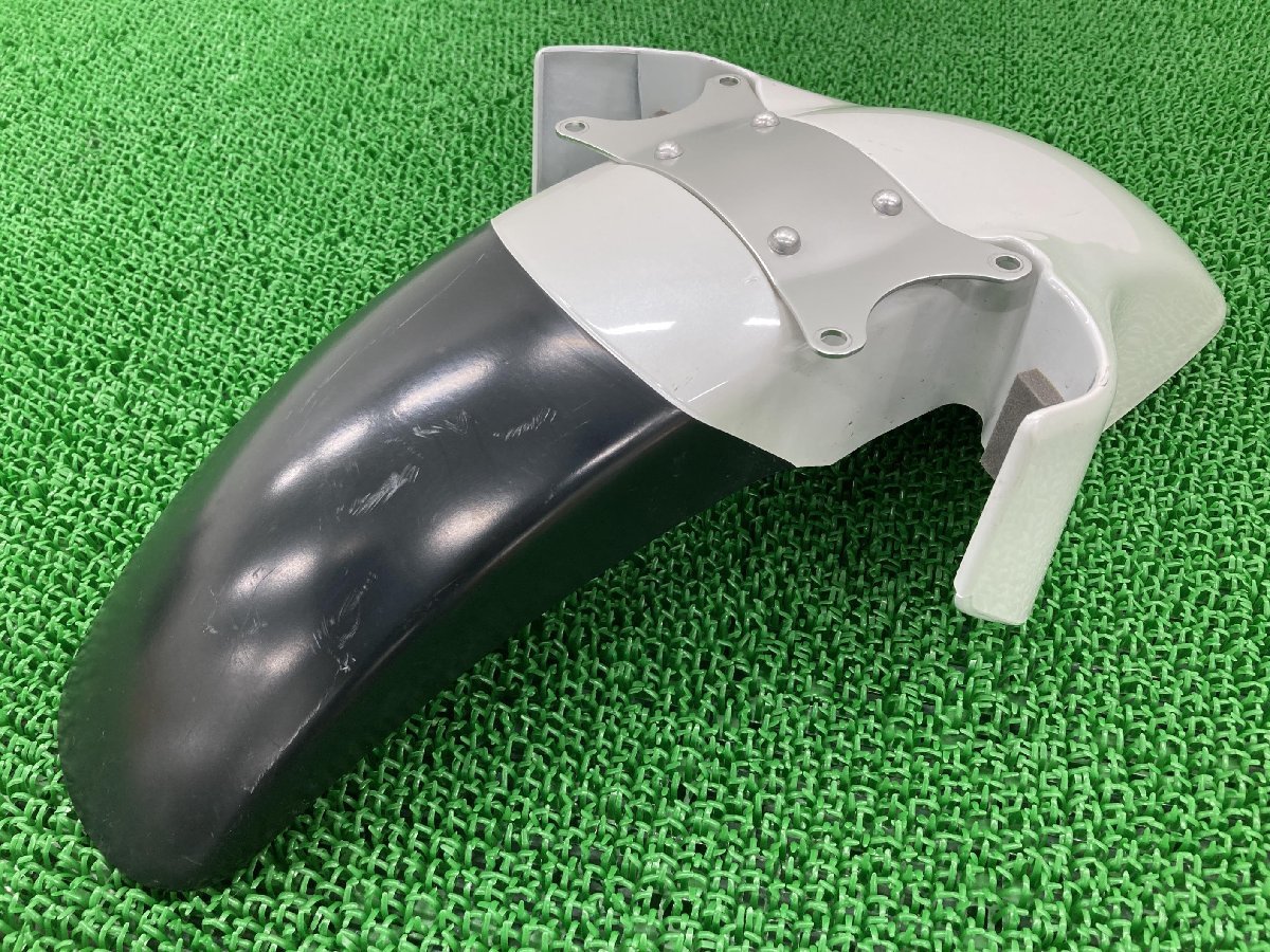 FZR250 フロントフェンダー 白 ヤマハ 純正 中古 バイク 部品 2KR