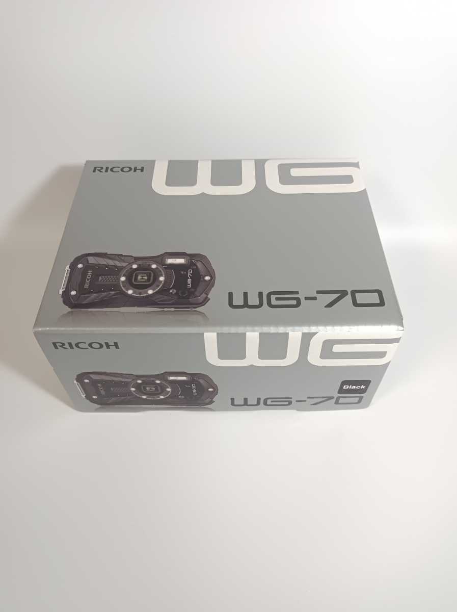RICOH WG-70 デジタルカメラ ブラック 新品未使用 RICOH WG-70 ブラック 新品未使用品ＷＧ-７０ 中古外観特上級RICOH コンパクト