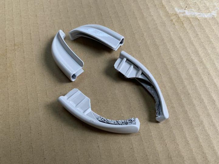 ハイエース エンドモール ルーフエンド パール 白 ハイエース 200系