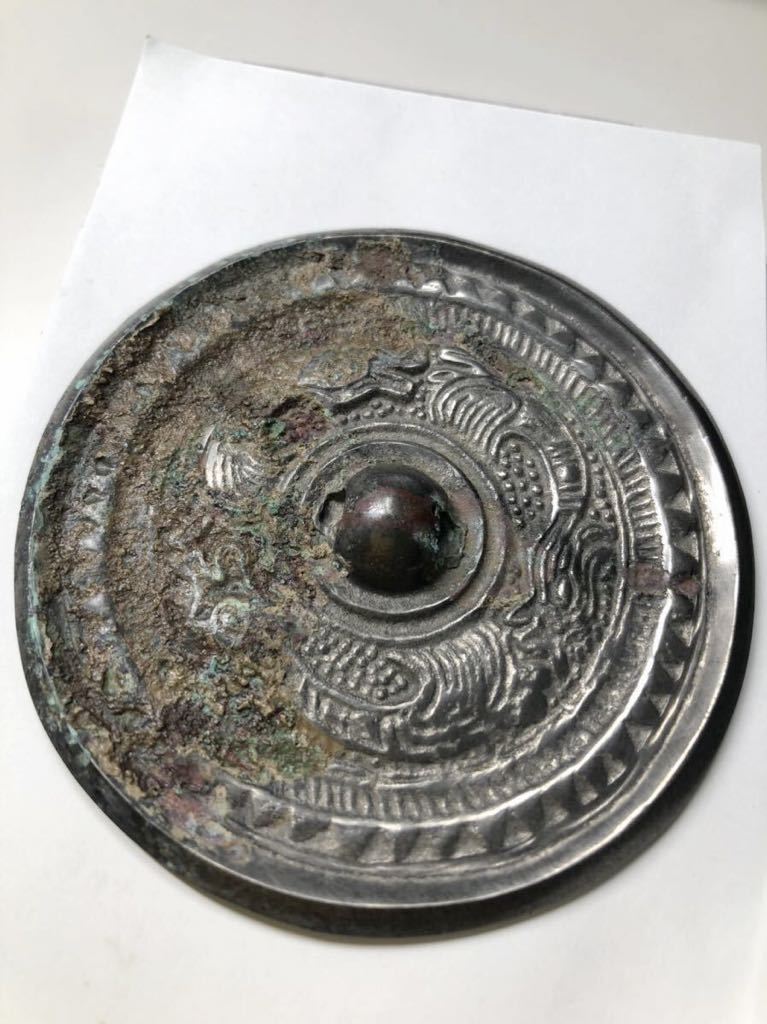 骨董品 鏡 鎮 古銅 中国 辟邪 銅製 銅鏡 古鏡 風水 置物 旧家蔵出 中国