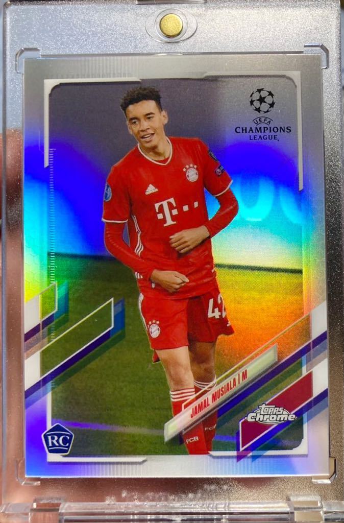 RC】 Jamal Musiala 2021 Topps Chrome Refractor ジャマル・ムシアラ