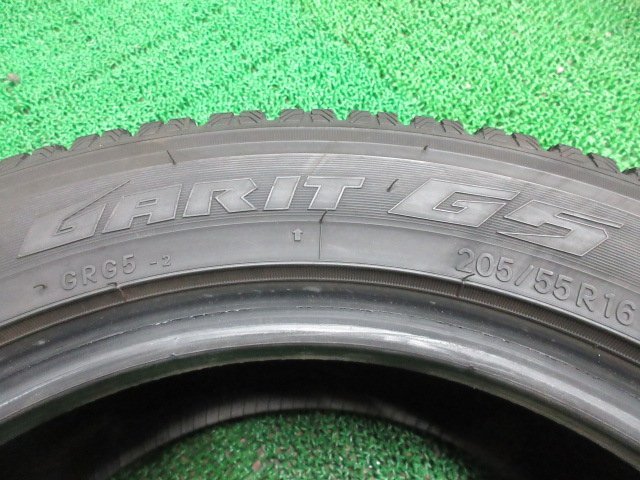 R579②【送料無料】205/55R16 超溝高 9分山 スタッドレス GARIT G5 19年製 2本 激安 アイシス 86 アクセラ シビック レガシィ BRZ ゴルフ等 205&frasl;55R16超バリ溝スタッドレス 車 スタッドレス 195&frasl;55R16 バリ山！国産ダンロップ製スタッドレスタイヤ☆冬季MAX 現役整備士が教える!!タイヤ８部山？５部山？どういうものが教え