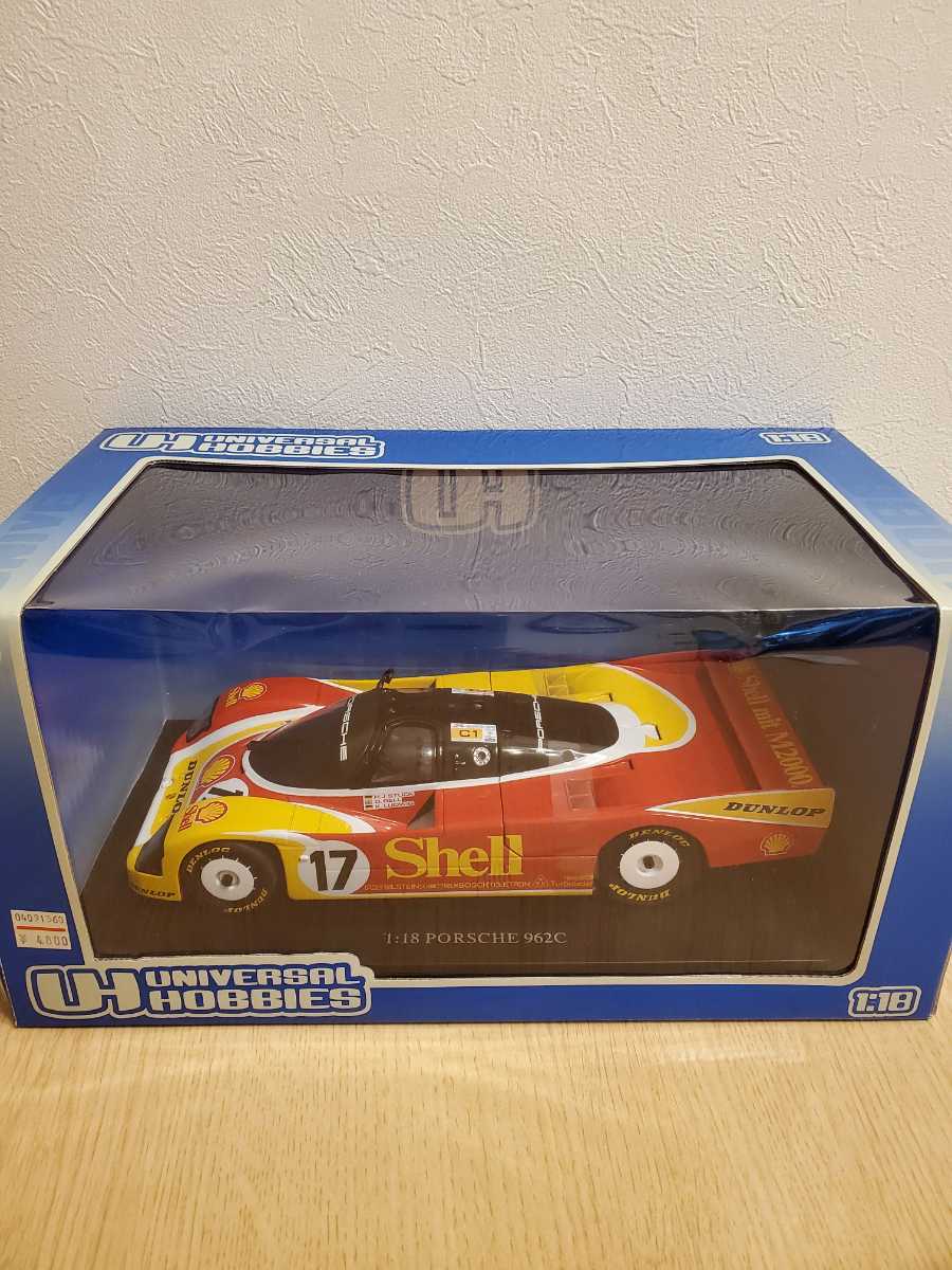 セール，豊富な 京商 ユニバーサルホビー 1/18 ポルシェ 962C ＃17 DUNLOP 保管品(レーシングカー)｜売買されたオークション情報、yahooの商品情報をアーカイブ公開 - オークファン レーシングカー