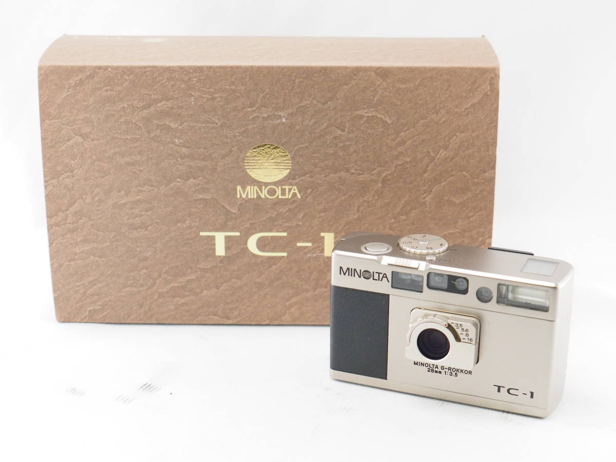 ☆売り切り☆MINOLTA ミノルタ TC-1 元箱付き 高級コンパクトフィルム