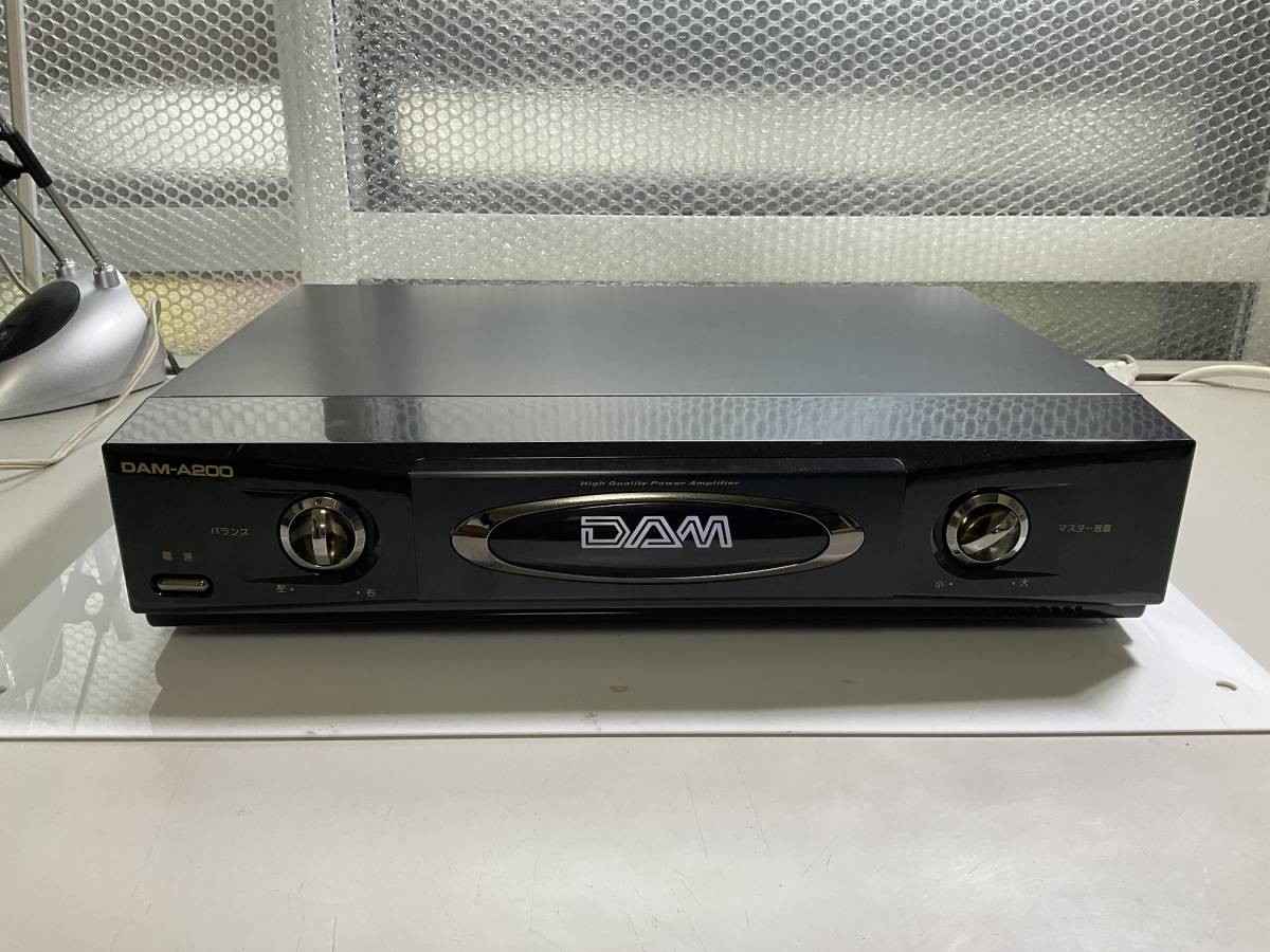 中古①・音出し確認済◇第一興商・パワーアンプ・DAM-A200／160W