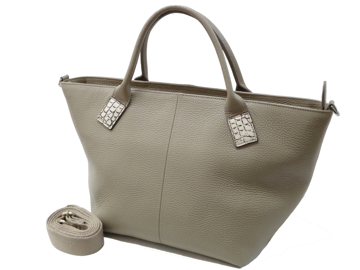 超美品】ボーグラン/BEAUGRAND 2WAY トートバッグ 最高級クロコダイル 