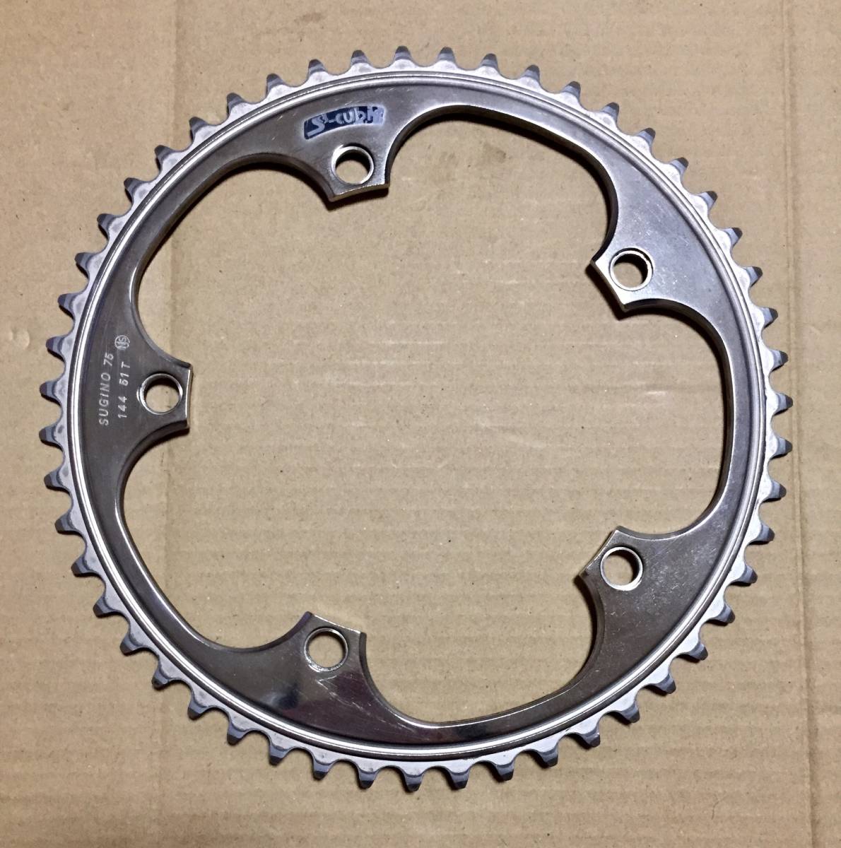 SUGINO75 S3-cubic スギノ75 チェーンリング 鏡面仕上げ 51t 大ギア