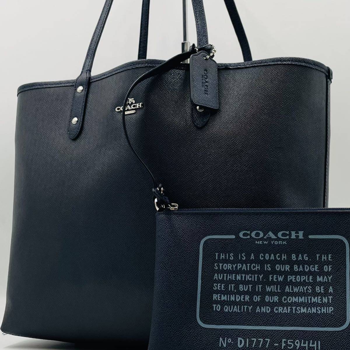 1円～【未使用級】入手困難品 希少色 コーチ COACH トートバッグ 