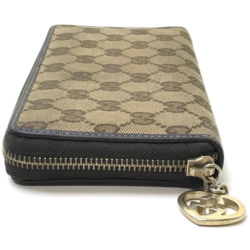 グッチ GUCCI 長財布 ラウンドファスナー GGキャンバス 財布 308005  