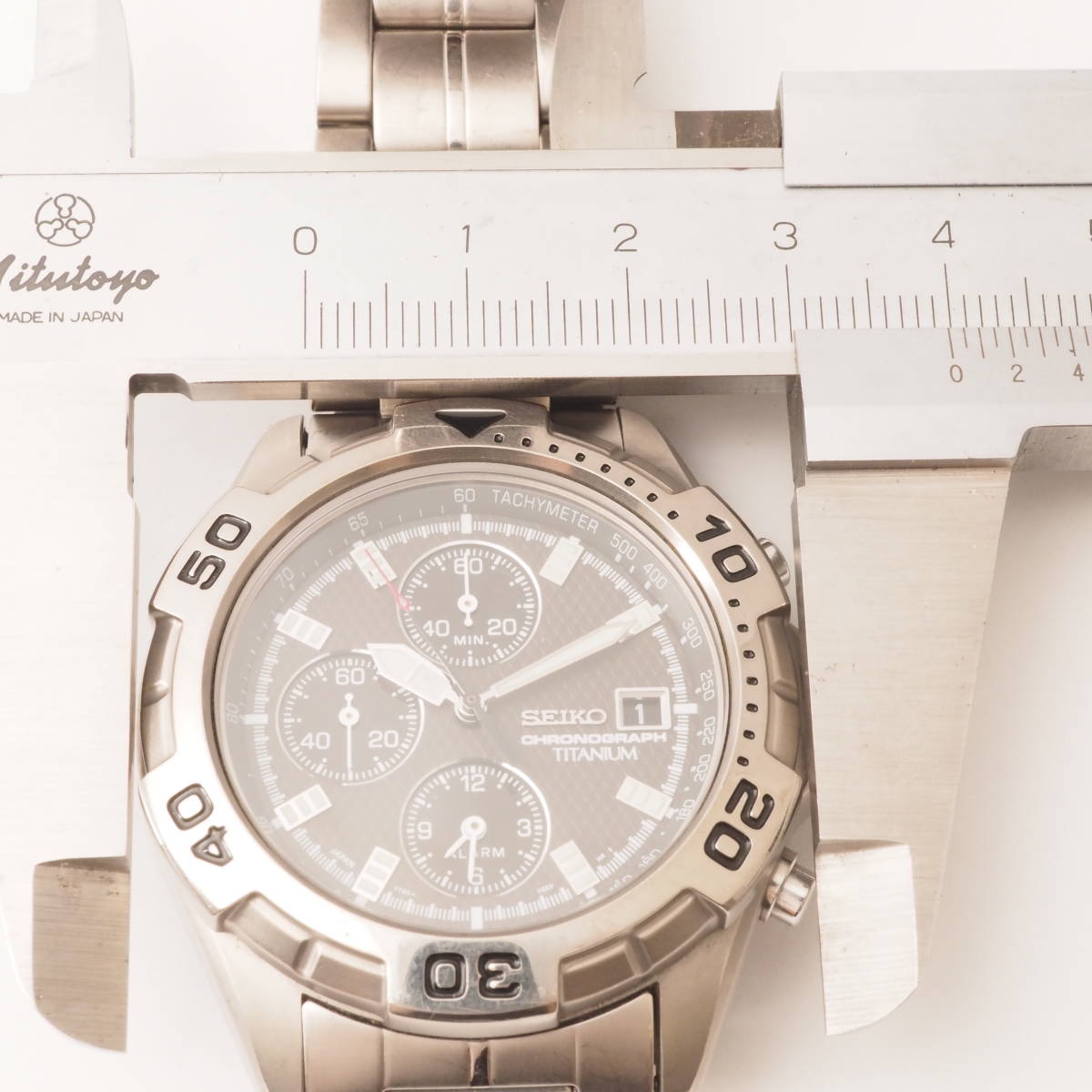 セイコー クロノグラフ チタニウム 7T62-0DV0 A0 SEIKO CHROROGRAPH 