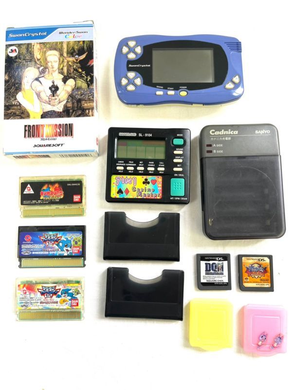 人気SALE，品質保証 F048-K36-517 ワンダースワン ゲーム機 レトロ SCT-001 SL-9104 本体 ゲームソフト キン肉マン フロントミッション 付属品有 NC-41③(ワンダースワン)｜売買されたオークション情報、yahooの商品情報を ワンダースワン