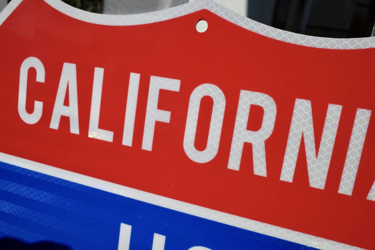 訳ありSALE！ California US101 カリフォルニア トラフィックサイン