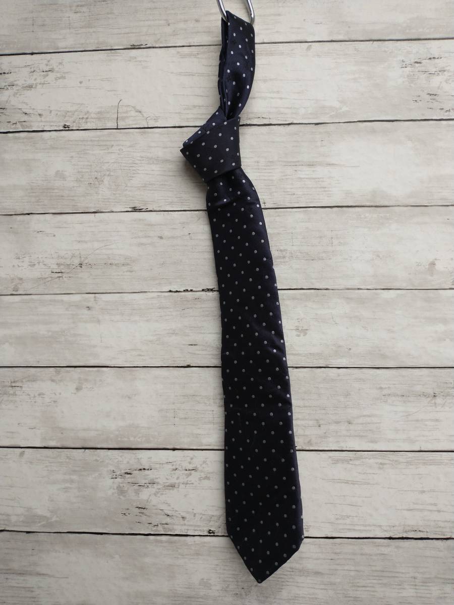 LOUIS VUITTON ネクタイ／ネイビー×ドット柄 小物 【ルイヴィトン】