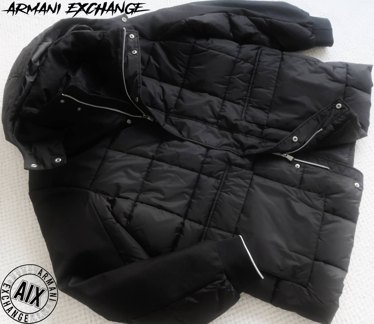 【高品質】 アルマーニ 大きいサイズ 2WAY ブラック パーカ コート モンスターパーカー 着脱可 フード 黒 XXL ARMANI 724(コート)｜売買されたオークション情報、yahooの商品情報をアーカイブ公開 - オークフ 男性用