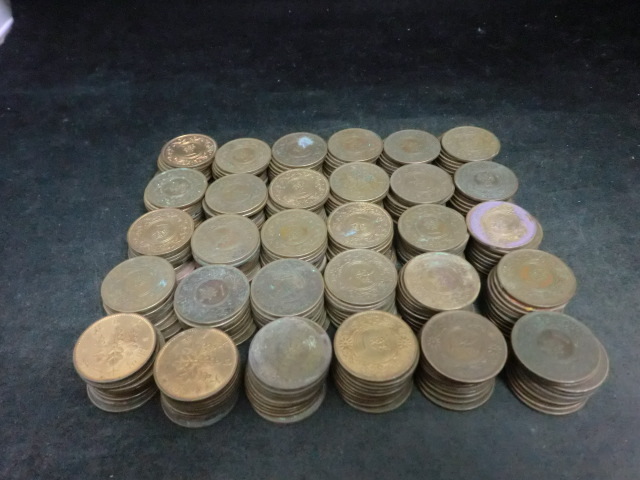 SALE，HOT 古銭 桐一銭青銅貨まとめて300枚 昭和 約1125ｇ j25(1銭)｜売買されたオークション情報、yahooの商品情報をアーカイブ公開 - オークファン 近代