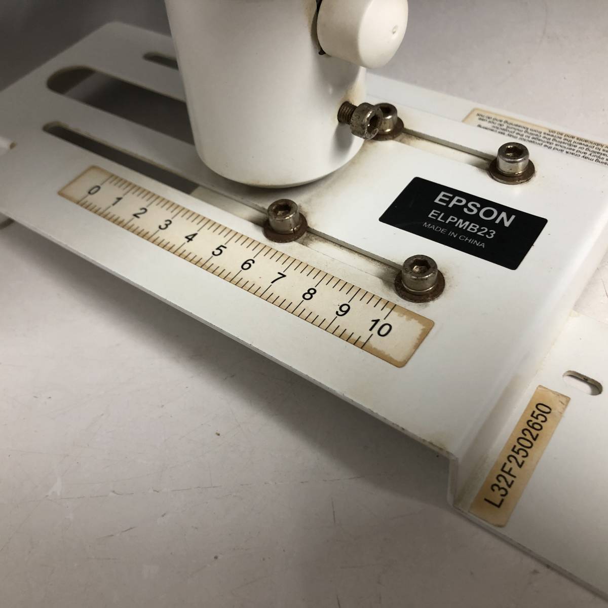 〇KI13/67 EPSON エプソン 天吊金具 ELPMB23 ホワイト プロジェクター