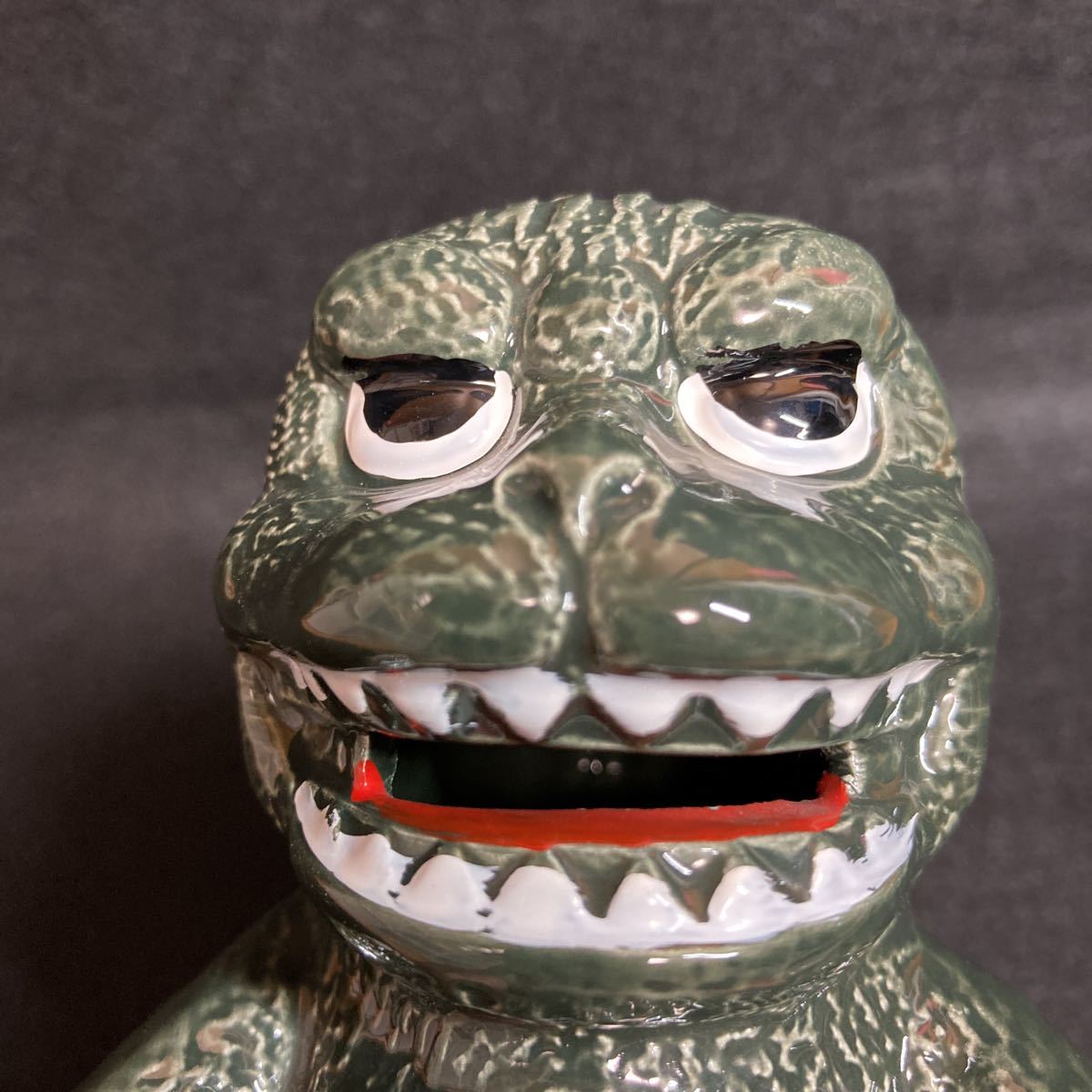 B-4）ゴジラ貯金箱 1994年製 GODZILLA 東宝映画 YUTAKA でっかい貯金箱