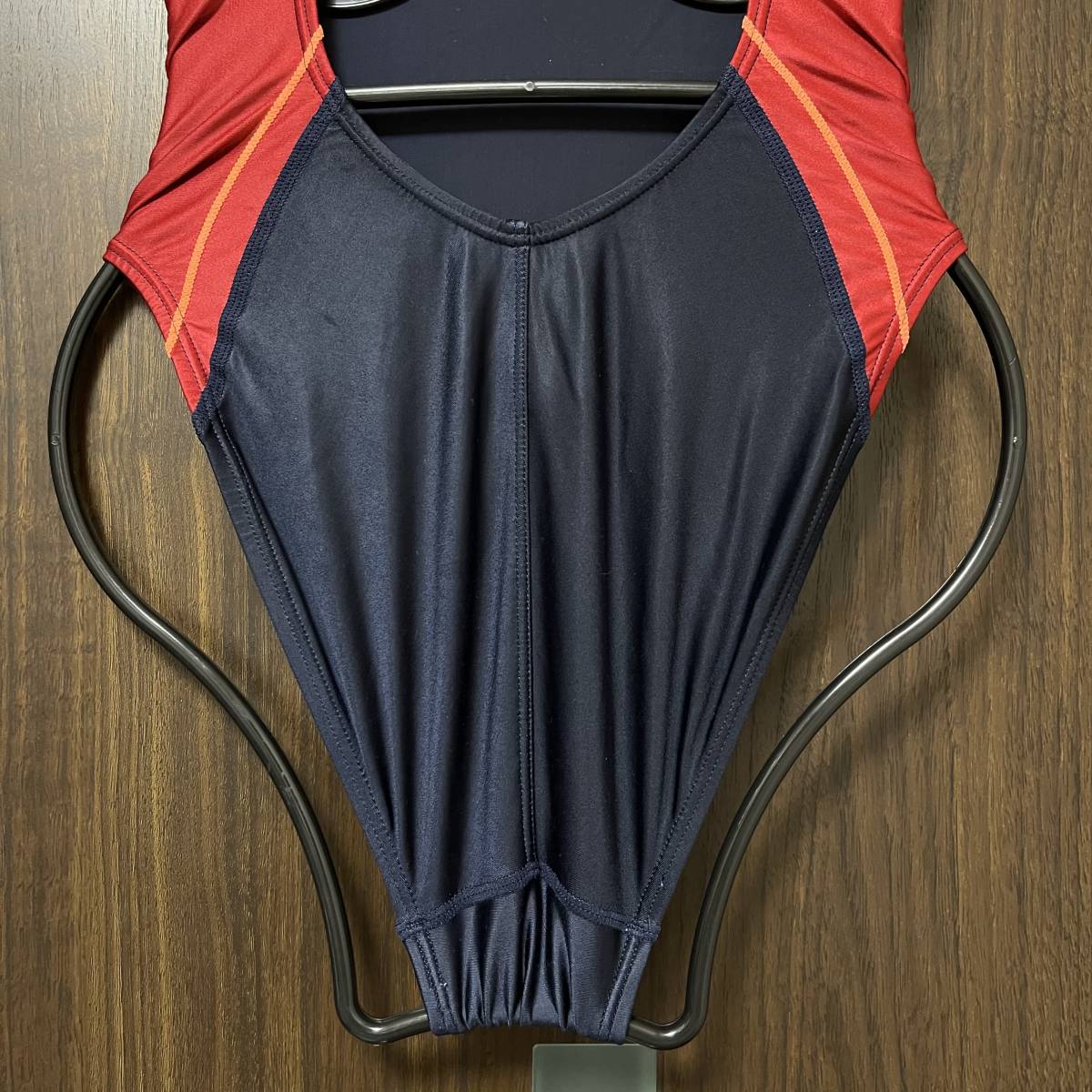 ASICS アシックス ハイレグ 女子 中古 競泳水着 光沢 部活 ハイカット
