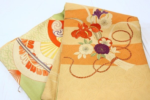  着物フィ アンティーク 袋帯 リバーシブル 刺繍 銀駒刺繍 大正ロマン レトロ お洒落 正絹 12056(アンティーク)｜売買されたオークション情報、yahooの商品情報をアーカイブ公開 - オークファン その他