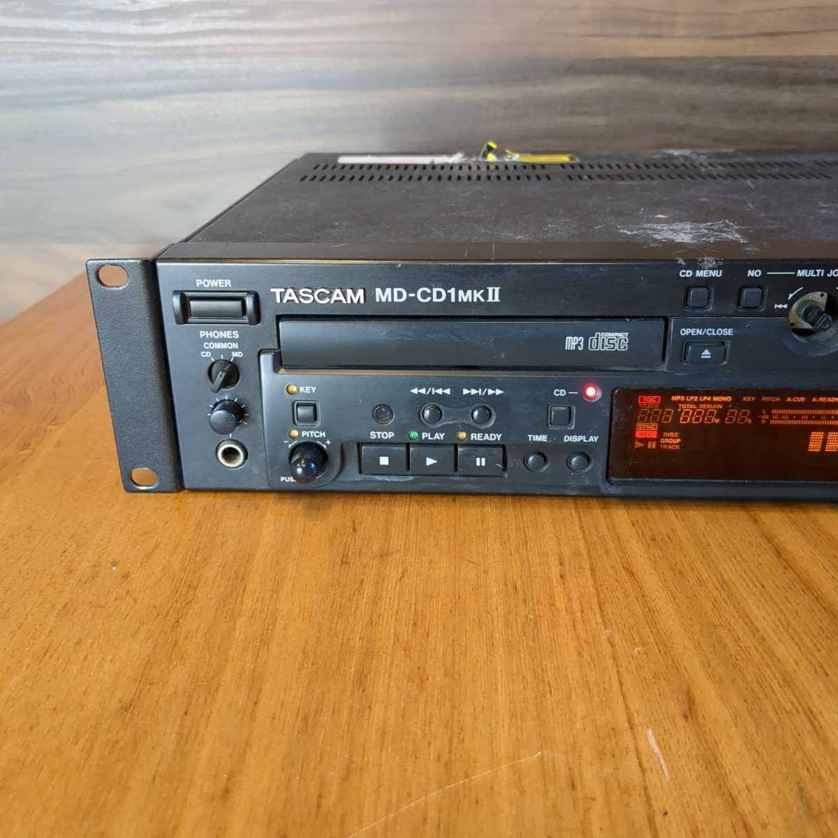 TASCAM MD-CD1MKII 業務用MD/CDコンビネーションデッキ TASCAMの業務用