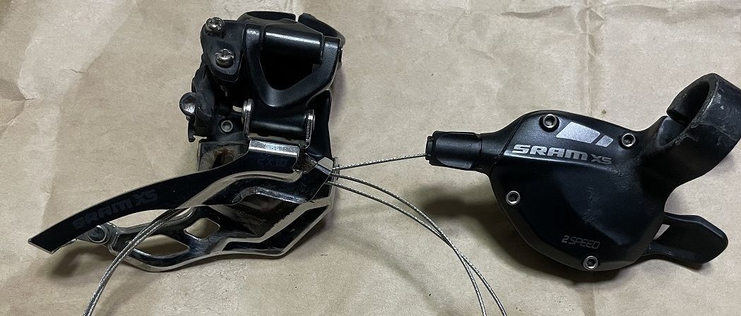 SRAM 2x10速 シフター・ディレイラー スプロケット クランクセット