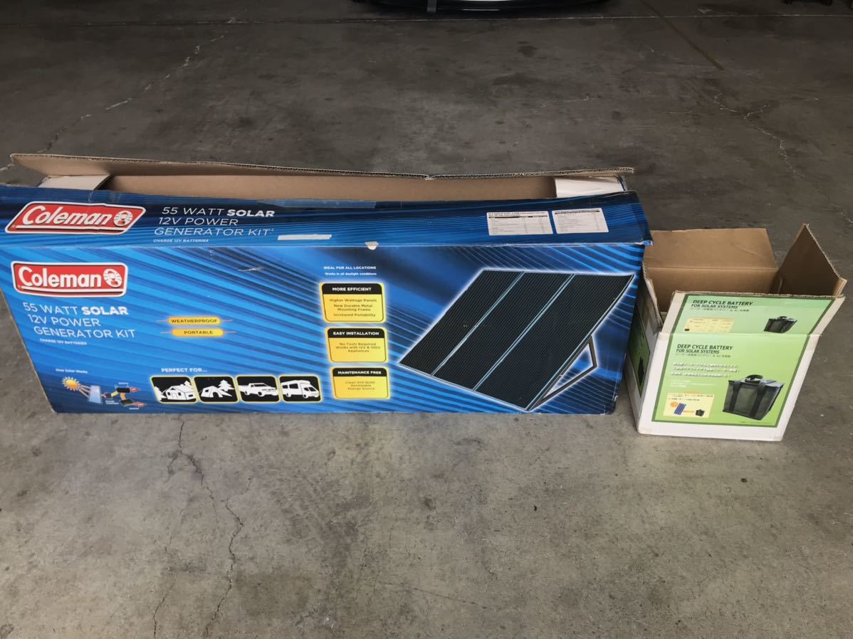 コールマン 太陽光発電ソーラーキット PVS-55WB ソーラーファウンテン