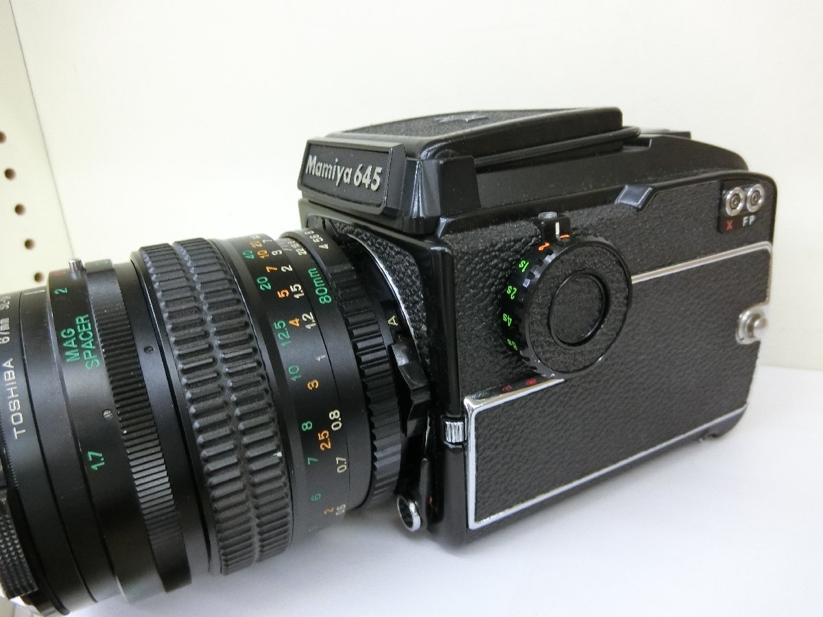 マミヤ MAMIYA M645 1000S 80mmレンズ付き 中古 ジャンク G10-62 