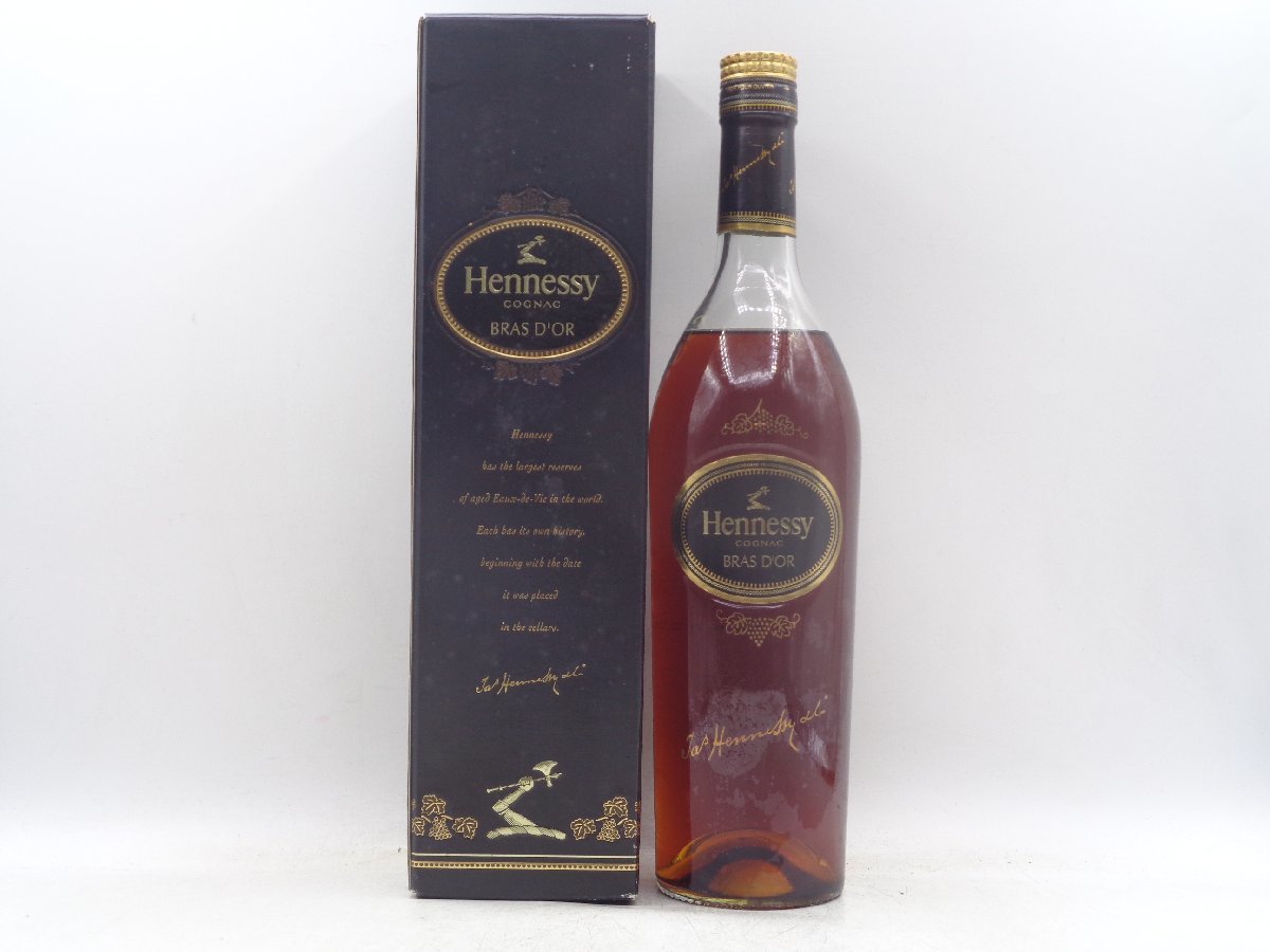 HENNESSY BRAS D'OR ヘネシーブラスドール スリムボトル ブランデー 箱