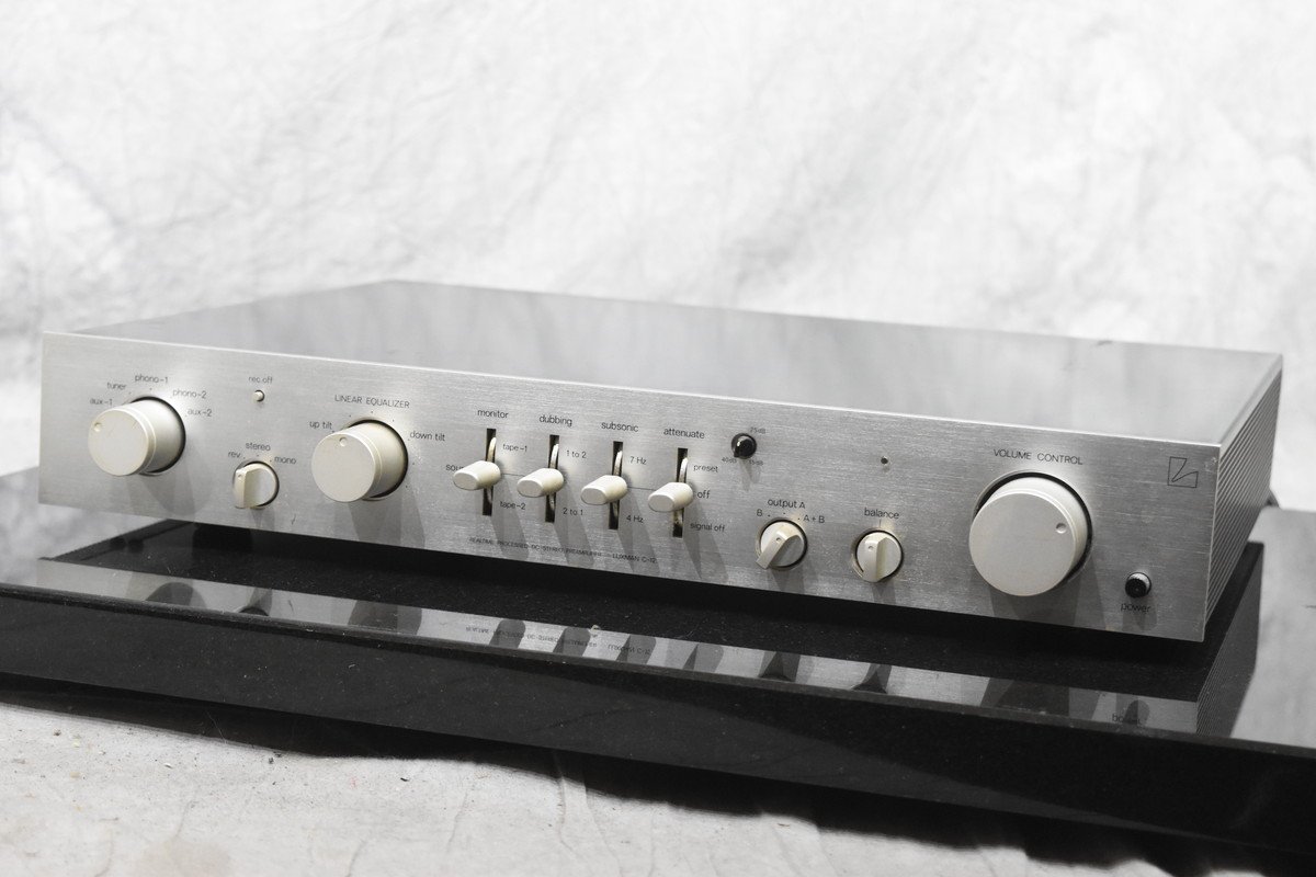 LUXMAN ラックスマン コントロールアンプ C-12 本体のみ ラックスマン C-12 LUXMAN コントロールアンプ プリアンプ ジャンク