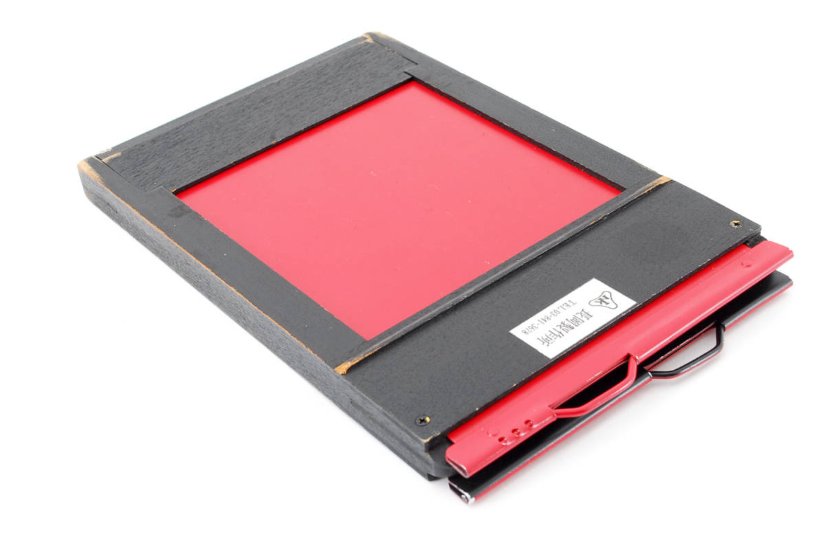 【実用品】Nagaoka Cut Film Holder 6×9 Wood Body Set of 5 長岡 カット フィルム ホルダー 5枚セット 2057