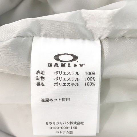 オークリー OAKLEY Oakley ホワイト - パンツ ナイロンパンツ スカル メンズゴルフパンツ ホワイト系 0 裏起毛 中綿 ロングパンツ メンズ PUFF