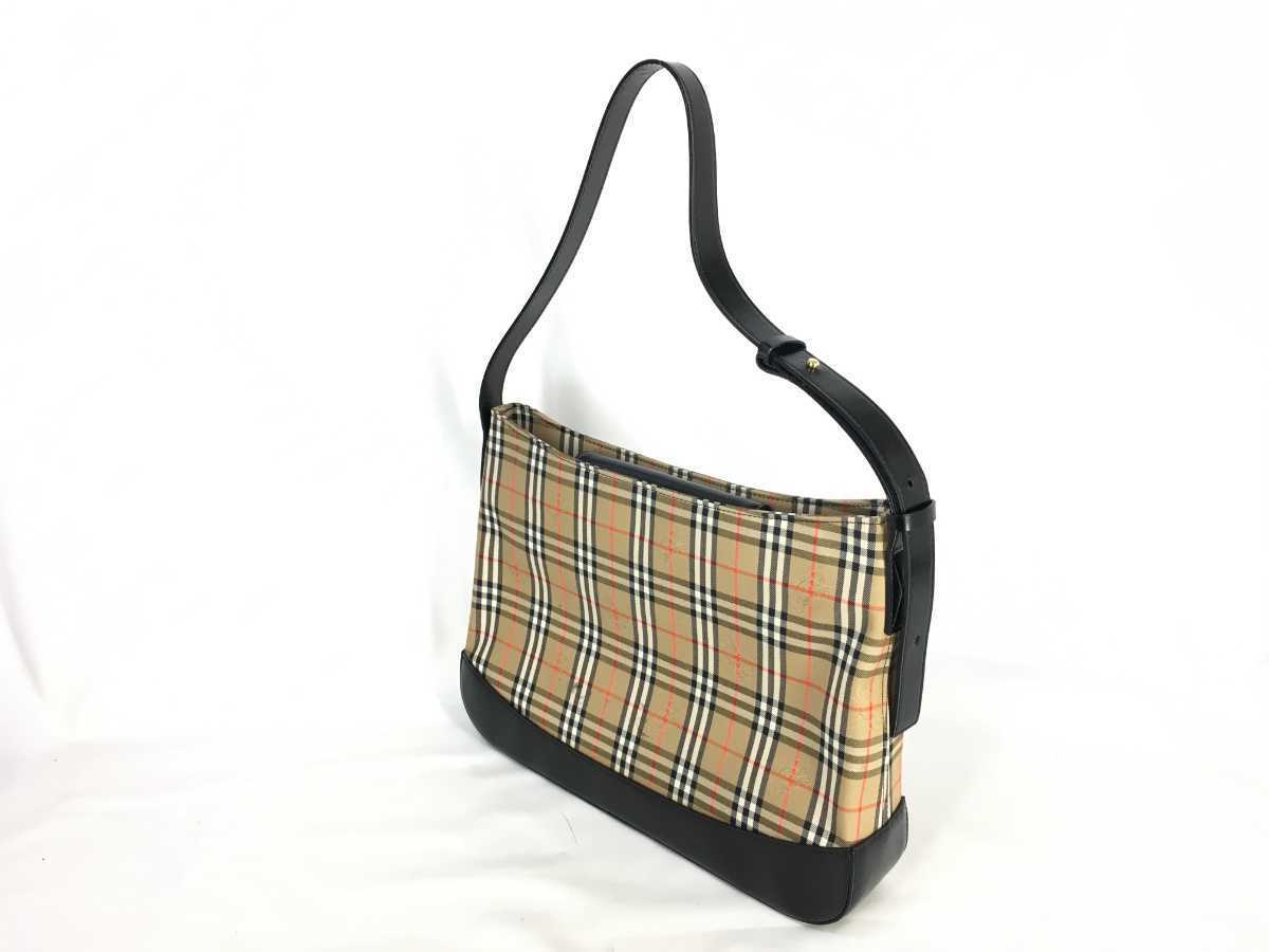 BURBERRY - バーバリー ショルダーバッグ ノバチェック シャドーホース 